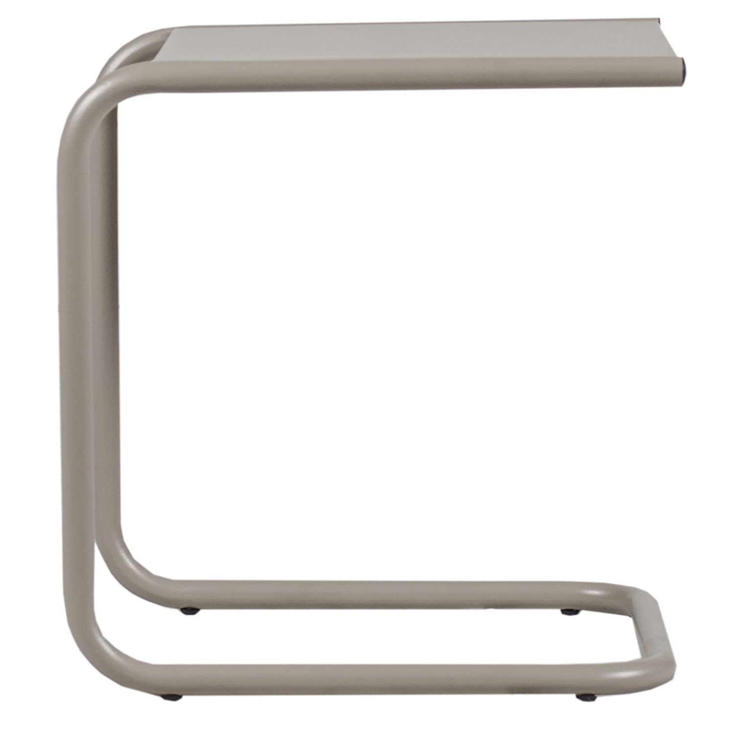 Club table cappuchino/cappuchino aluminium 