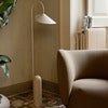 Justerbar Golvlampa med Travertinfot Arum Cashmere