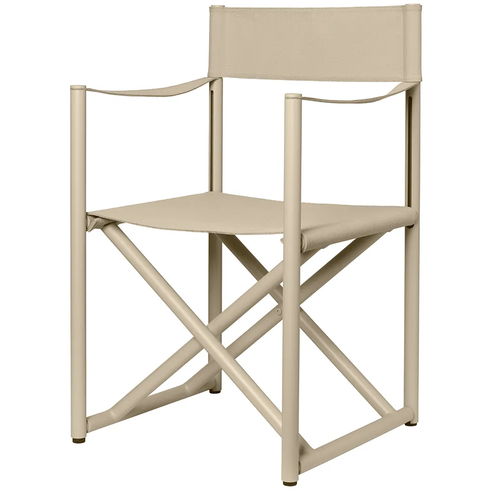 Alternativ bild 1 för Ferm Living - Voya Folding Chair - Trädgårdsstol - Cashmere - W51 x D48.5 x H85.5 CM