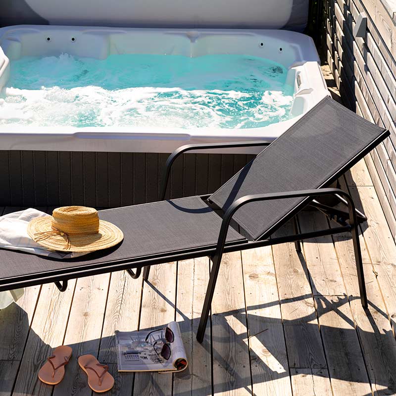 Rana vilsäng svart/svart 