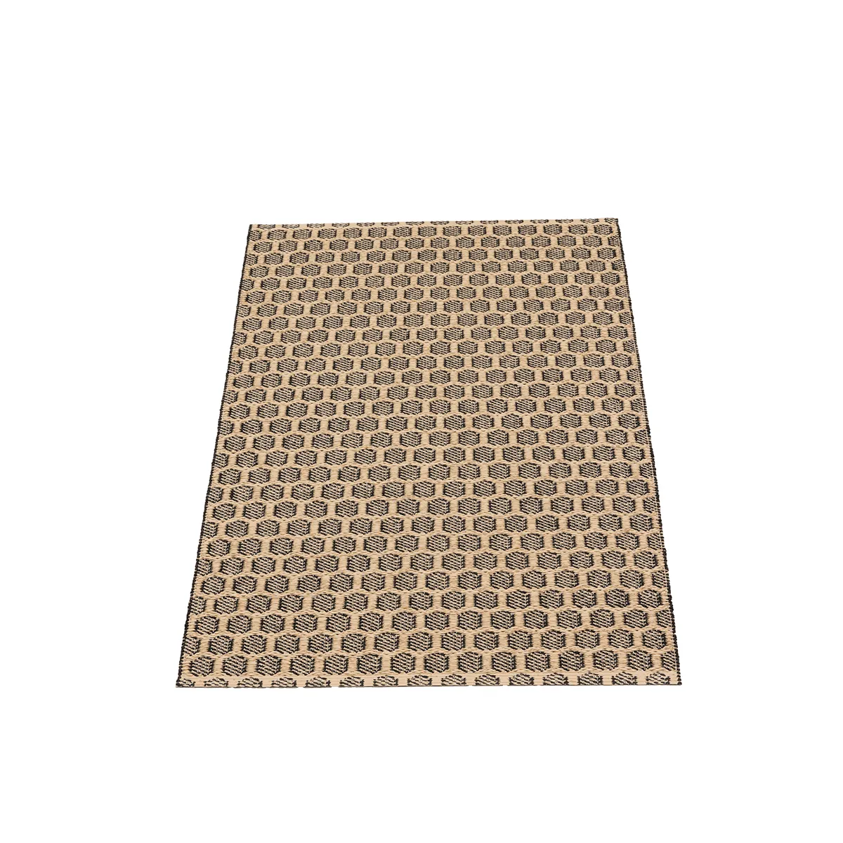 Vändbar Plastmatta MIMI Black/Beige 70x360 cm