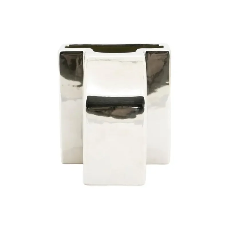 Silv 1 Vas 24x22x26 cm Lergods Silver