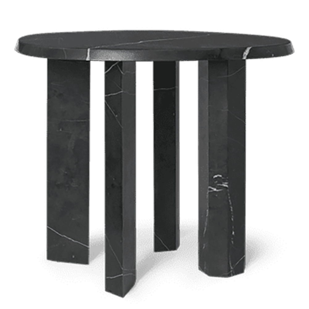 Produktfoto för Ferm Living - Taula Side Table  - Samtalskort - Black - Ø: 54.4 x H: 45 cm