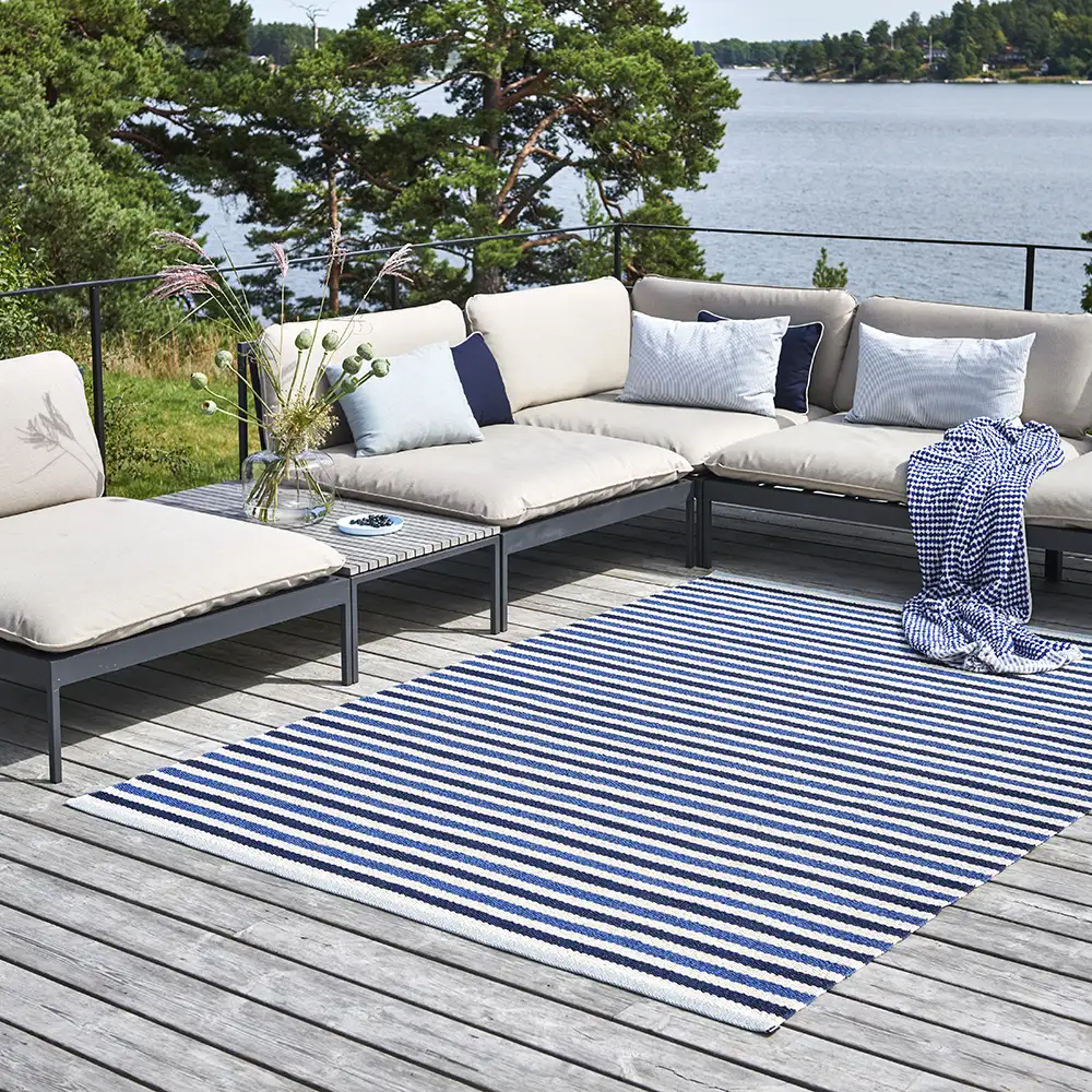 Teo matta 140x200 cm Denim/Dark Blue/Vanilla 