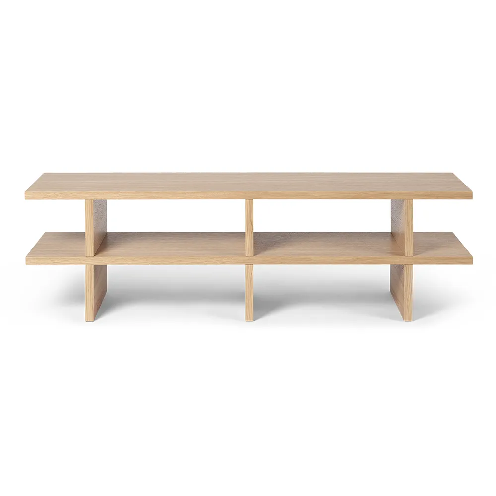Produktfoto för Ferm Living - Kona Bench - Bänk - Natural - W138 x D34 x H42 cm