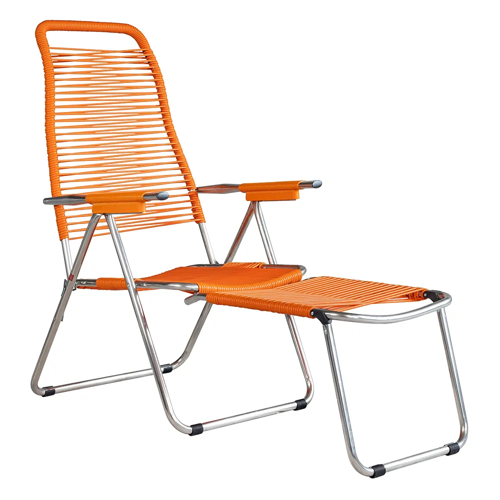 fiam, spaghetti solstol orange aluminium