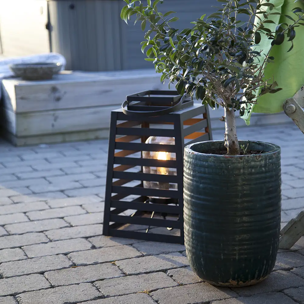 Yankton bord/golvlampa Svart