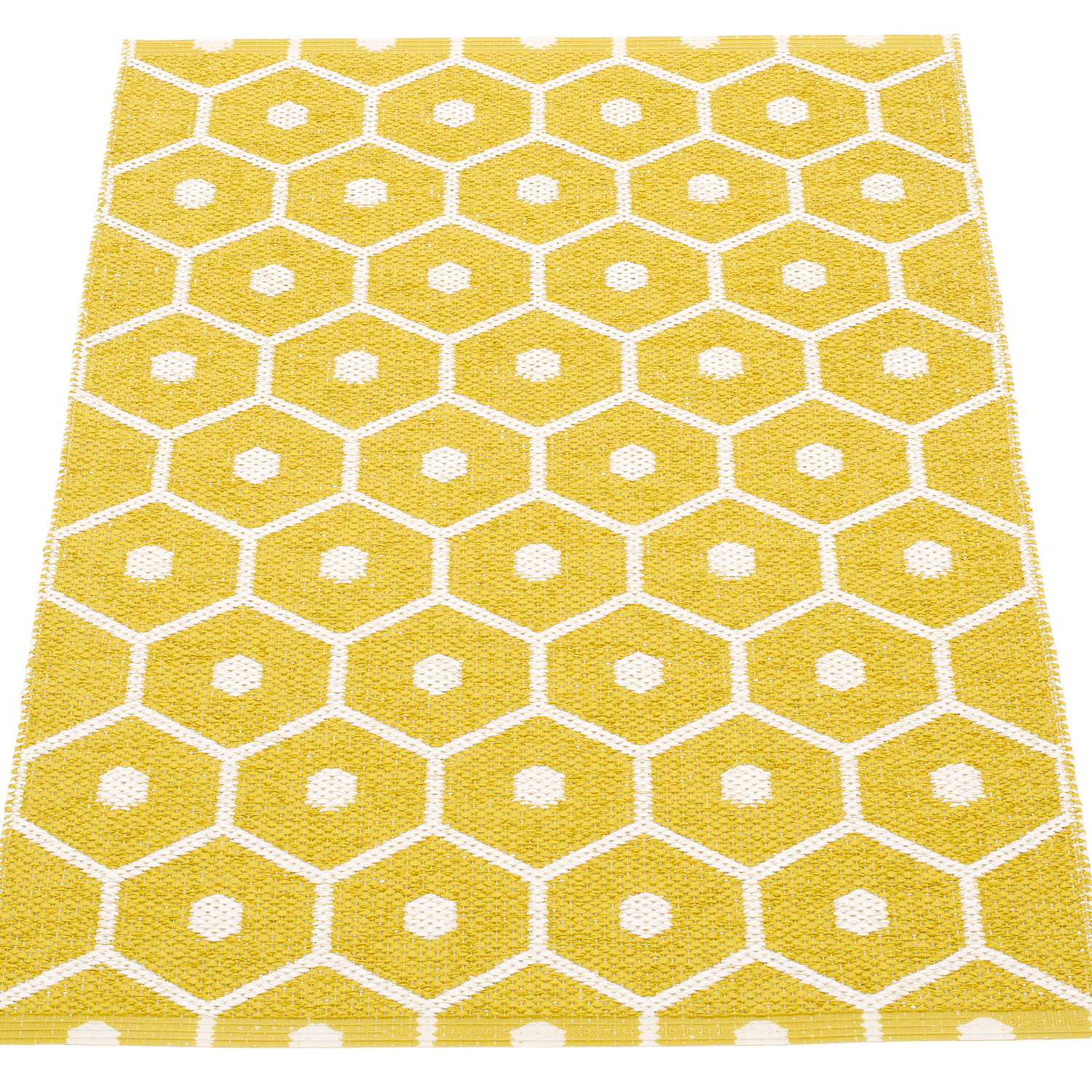 Pappelina Honey matta 70×100 cm mustard / vanilla