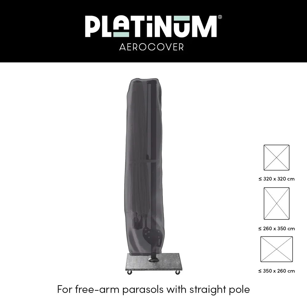 Parasollskydd frihängande parasoll H260x55/60 Anthracite