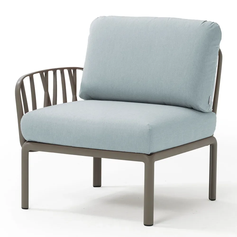 Nardi, Komodo avslutsdel Tortora - Ghiaccio Sunbrella