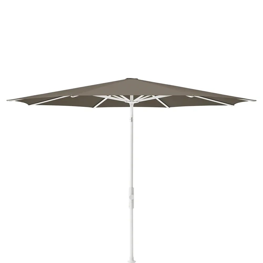 Glatz, Twist 330 cm parasoll matt white Kat.5 611 Sandstone