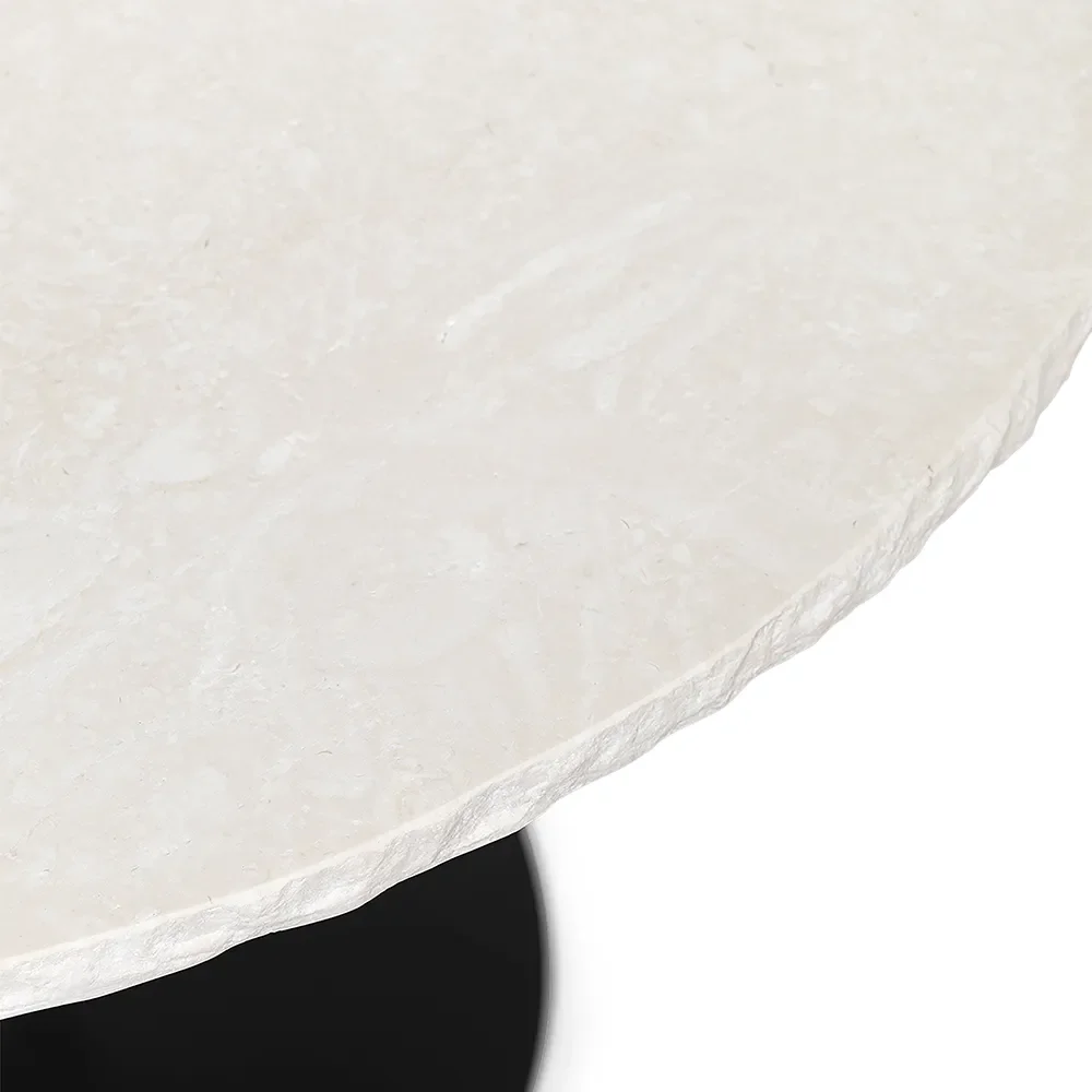 Mineral Matbord - Bianco Curia/Black