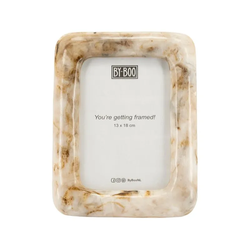 Photo Frame Framea 1 22x1x17 cm resin beige