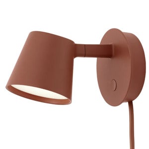 Tip vägglampa - Copper Brown