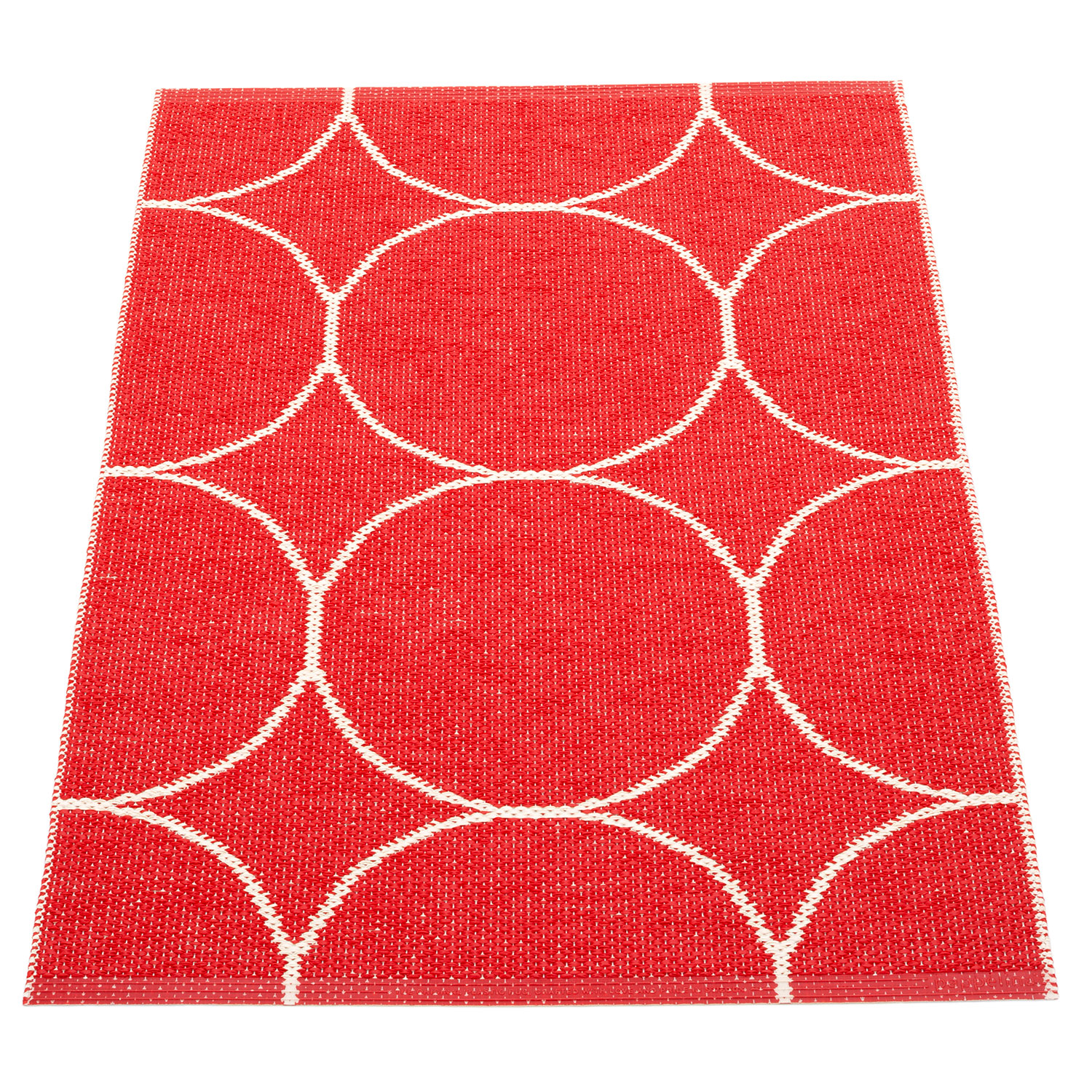 Pappelina Boo matta 70×100 cm red / vanilla