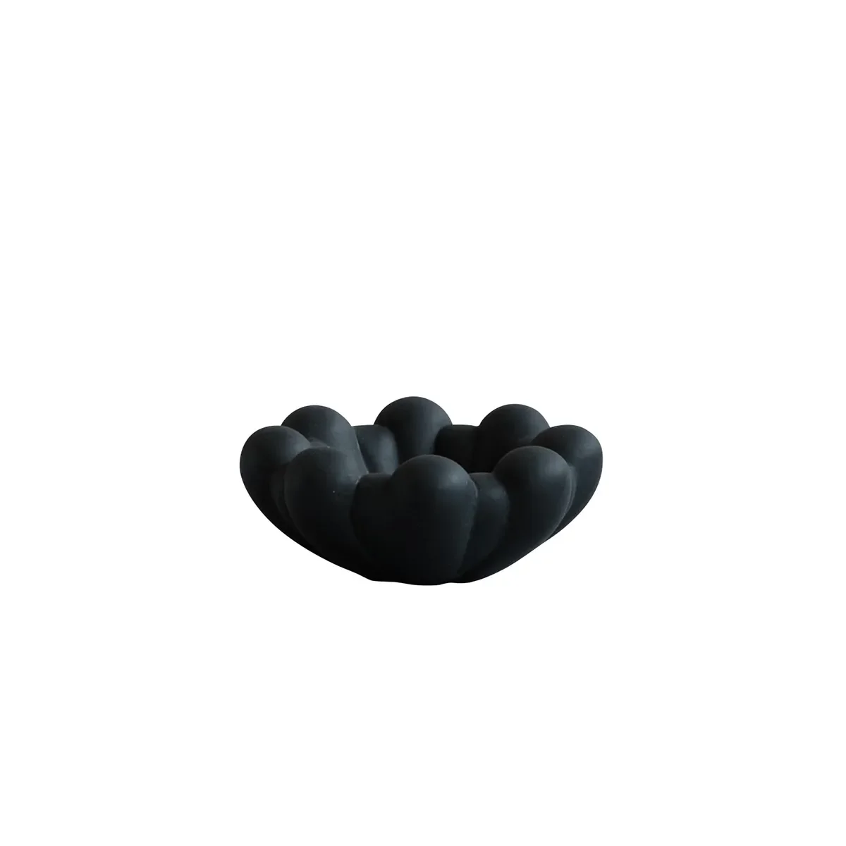 101 Copenhagen, Handgjord Dekorationsskål Bloom Black Ø 15,5 cm