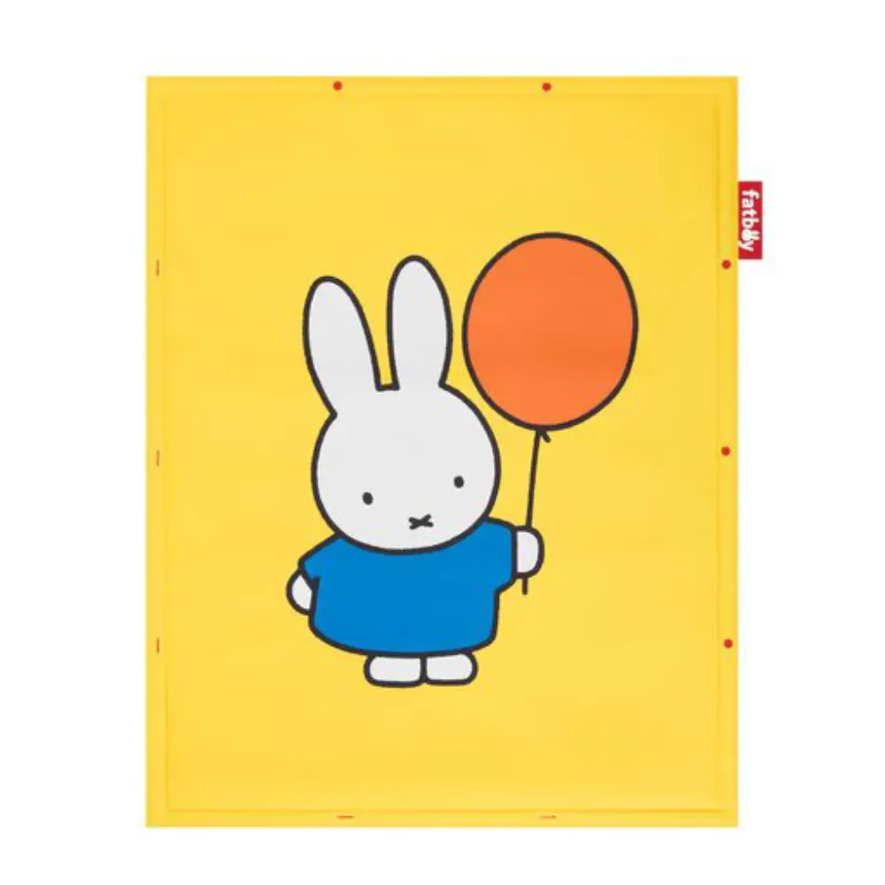 flying carpet x Miffy lekmatta 180x140 cm yellow