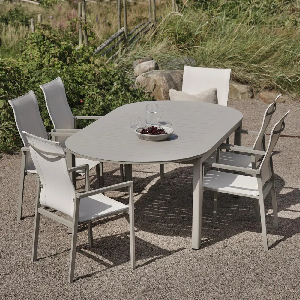 Lomma matbord 110x220-280 cm elipse Khaki