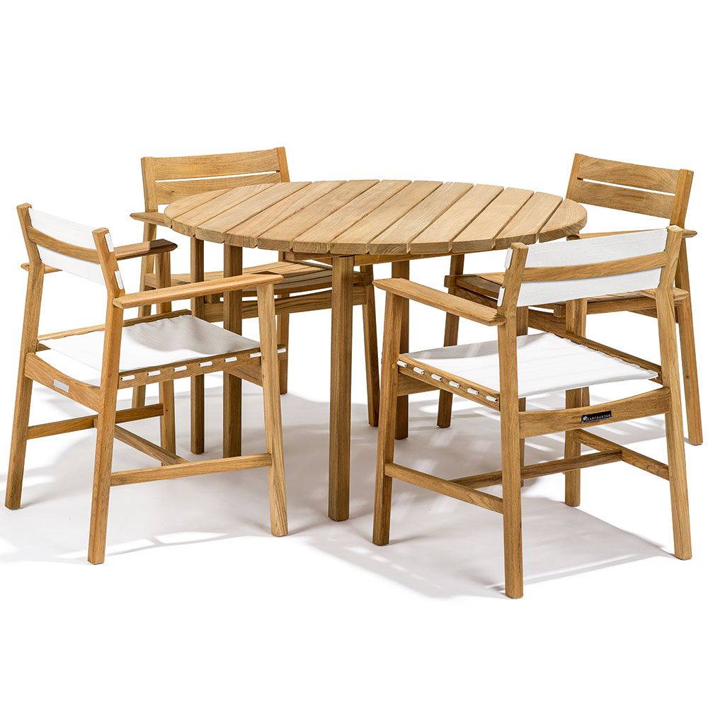 Djurö Karmstol Teak/Teak 