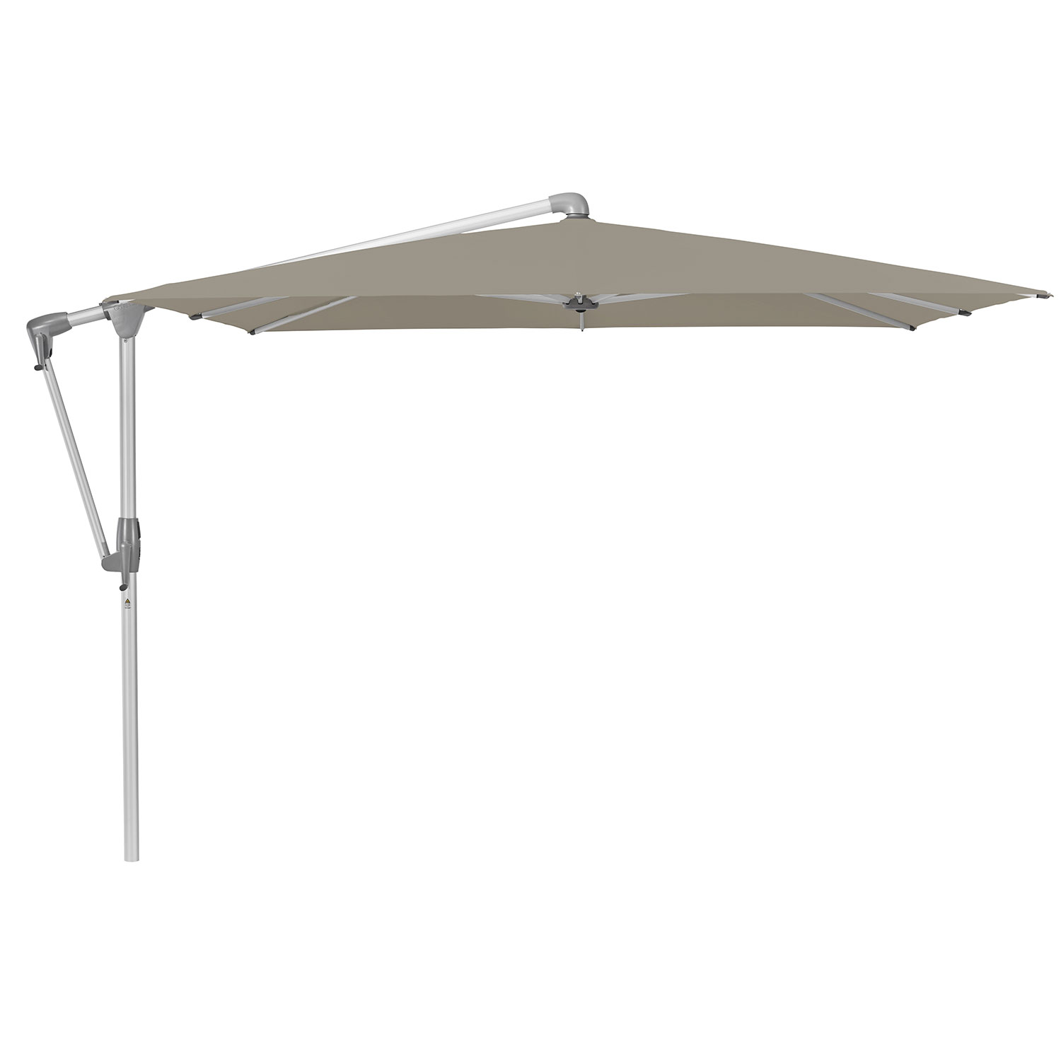 Sunwing Casa frihängande parasoll 300×240 cm kat.5 anodizerad alu / 605 clay