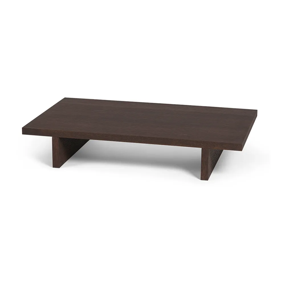 Produktfoto för Ferm Living - Kona Low Table - Soffbord - Dark Stained - B: 78 x H: 14 x D: 47.5 cm