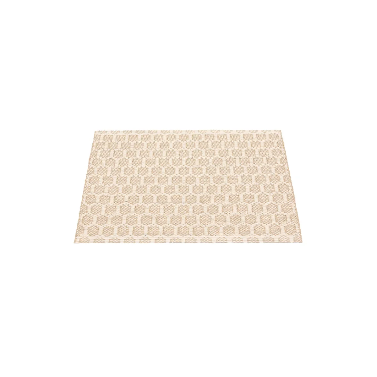 Vändbar Plastmatta MIMI Beige/Vanilla 70x50 cm