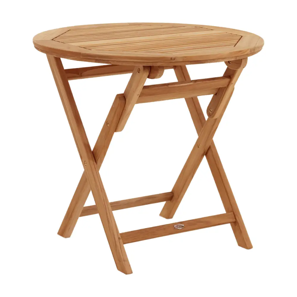 TURIN Bord Ø80 H74 cm - Teak 