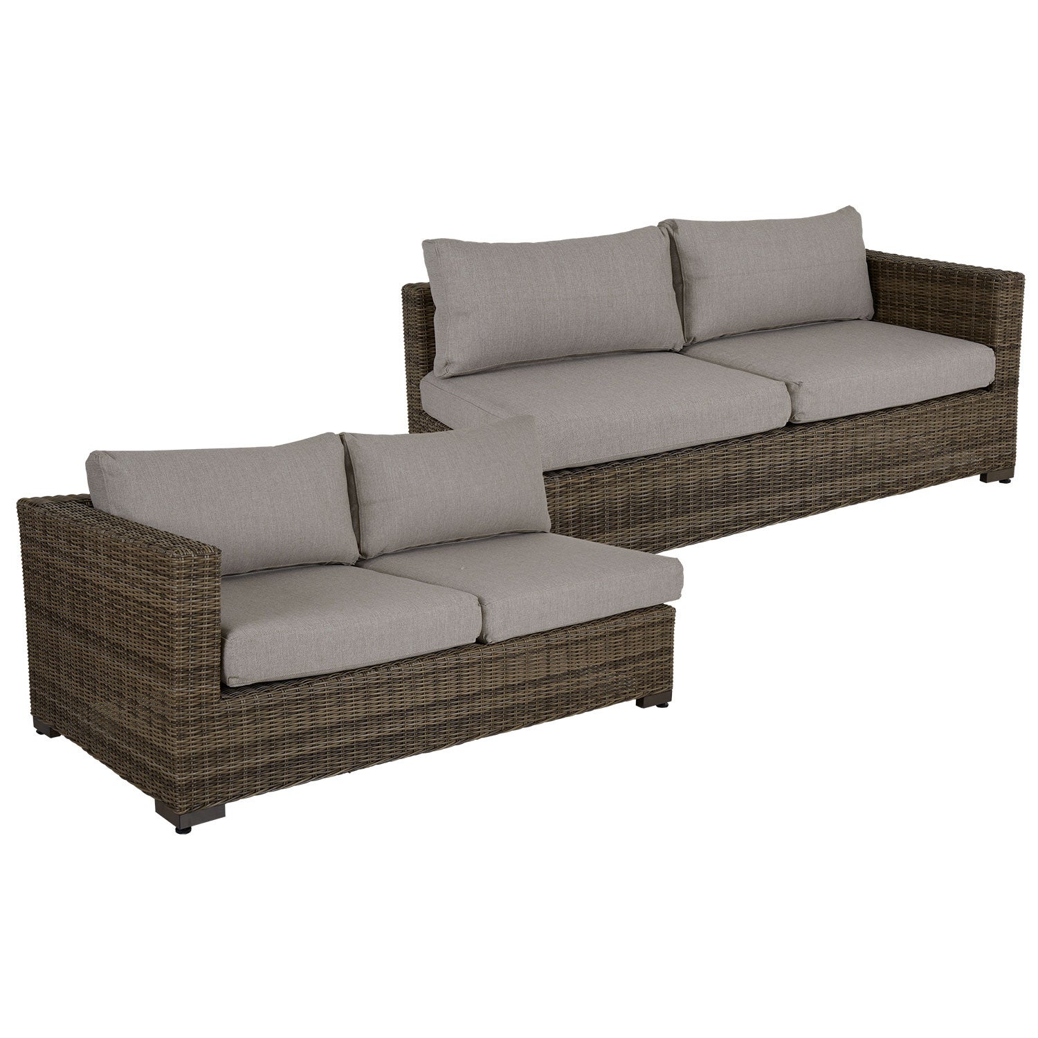 Ninja avslutsdelar h+v rustik konstrotting inkl vattenavvisande dynor 