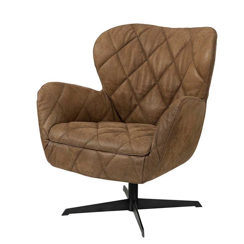 artwood, jade fåtölj nubuck brown