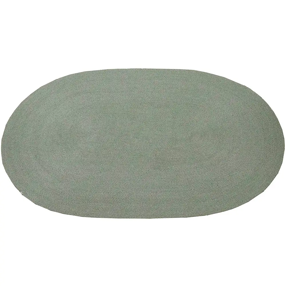 Cane-Line Arrow matta oval 300×200 cm Turquoise multi color Soft Rop