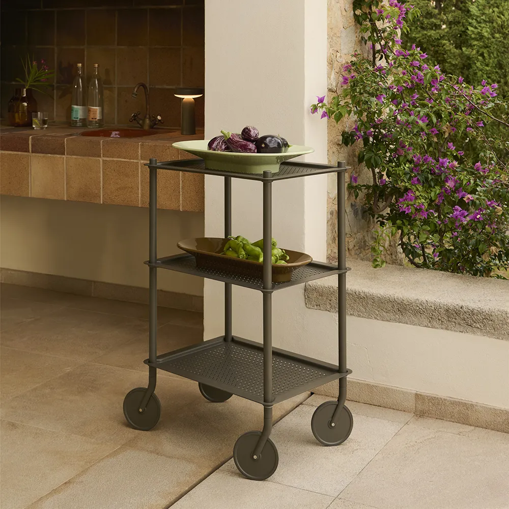 Flow Serveringsvagn 3 våningarTaupe 