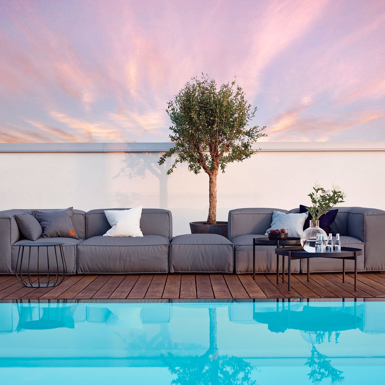 Asker Mittdel Stor Beige 