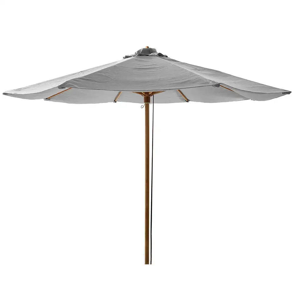 Classic parasoll 300 cm Light grey / Teak