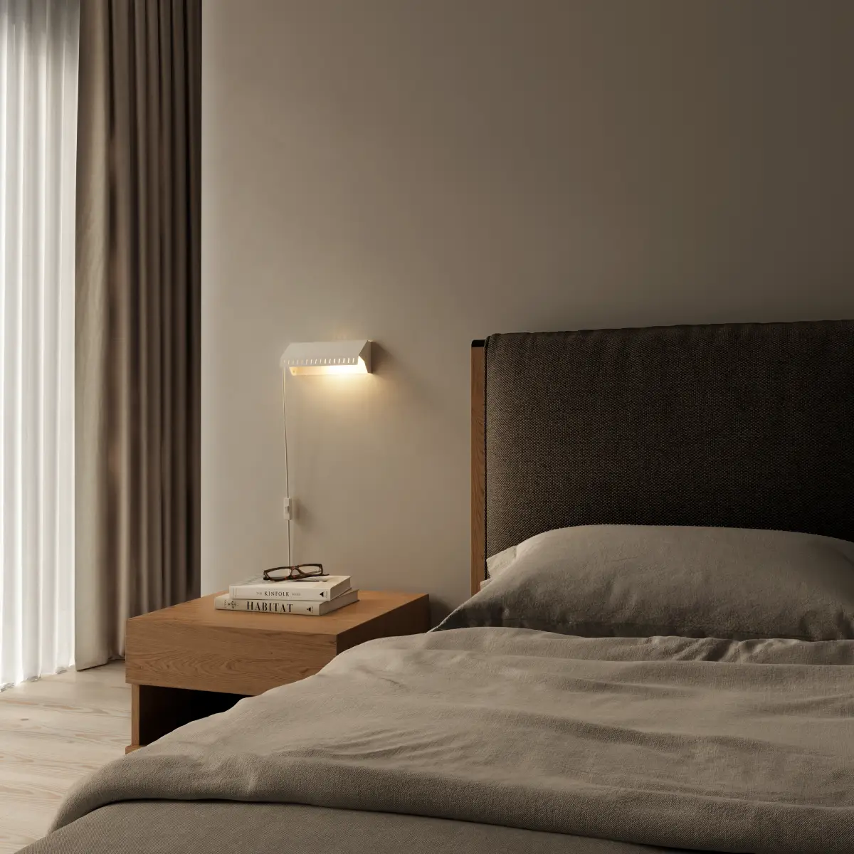 Vippa Vägglampa Blankvit E14