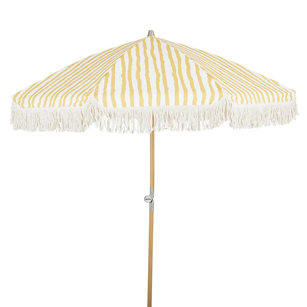 Brafab Gatsby parasoll Ø180 cm gulrandigt