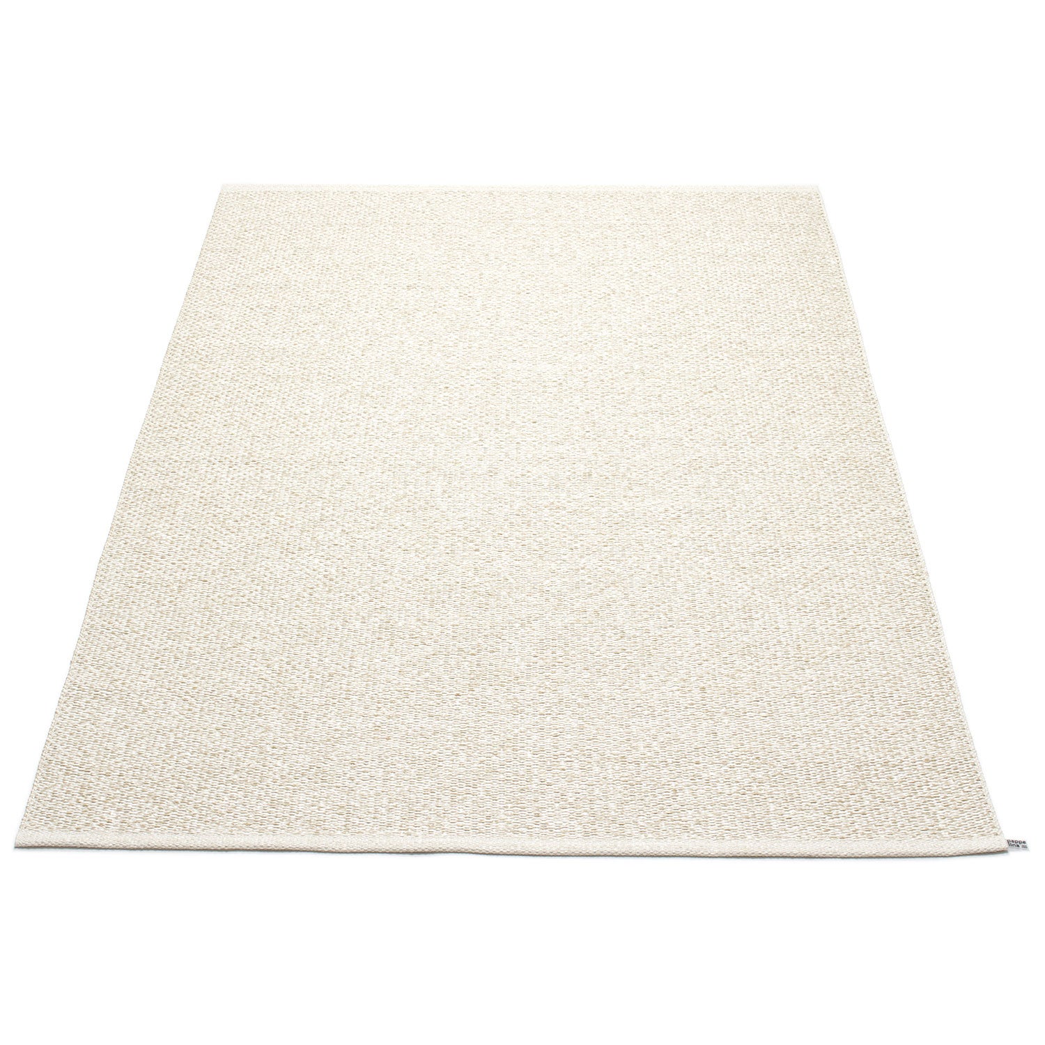 pappelina, svea matta 140x220 cm champagne metallic / vanilla