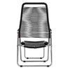 Spaghetti solstol svart aluminium 