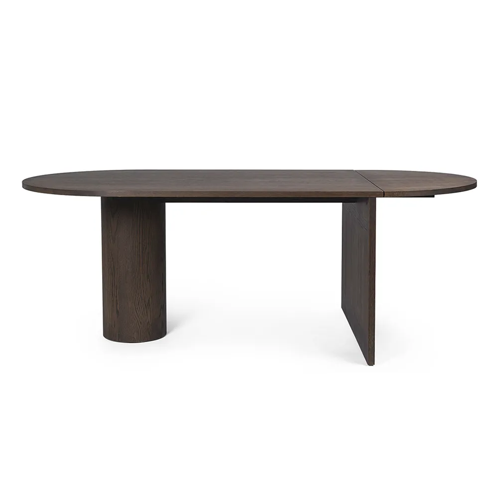 Alternativ bild 1 för Ferm Living - Pylo Dining Table - Matbord - Dark Stained Oak - W100 x H74 x D210 cm