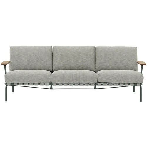 Settle 3-sits soffa Ribbed Weave 2/Dark Green 