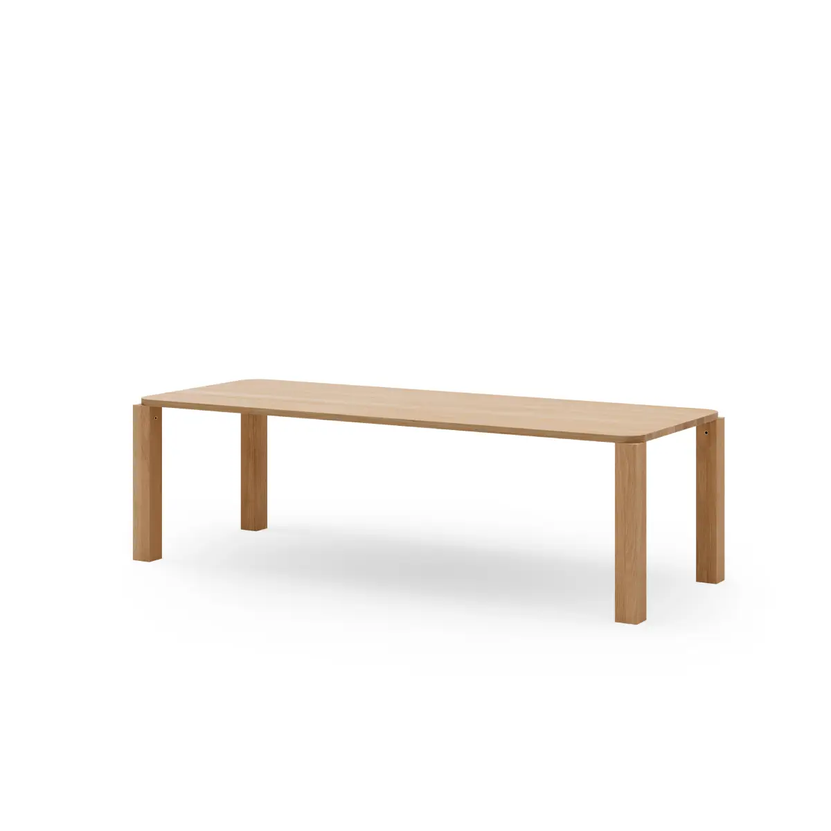 Atlas Matbord 250x95 Naturlig ek
