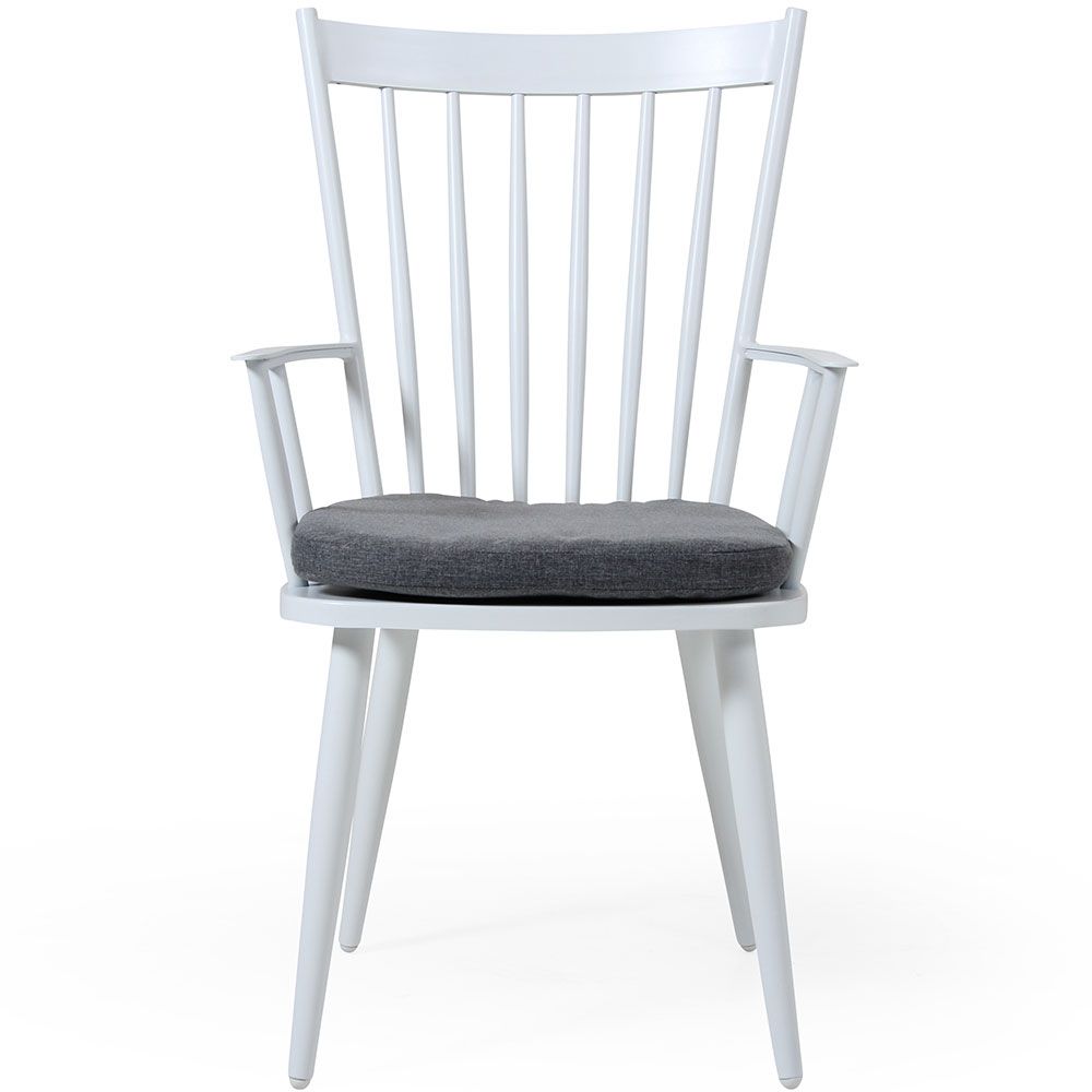 Brafab, Alvena karmstol vit/grå