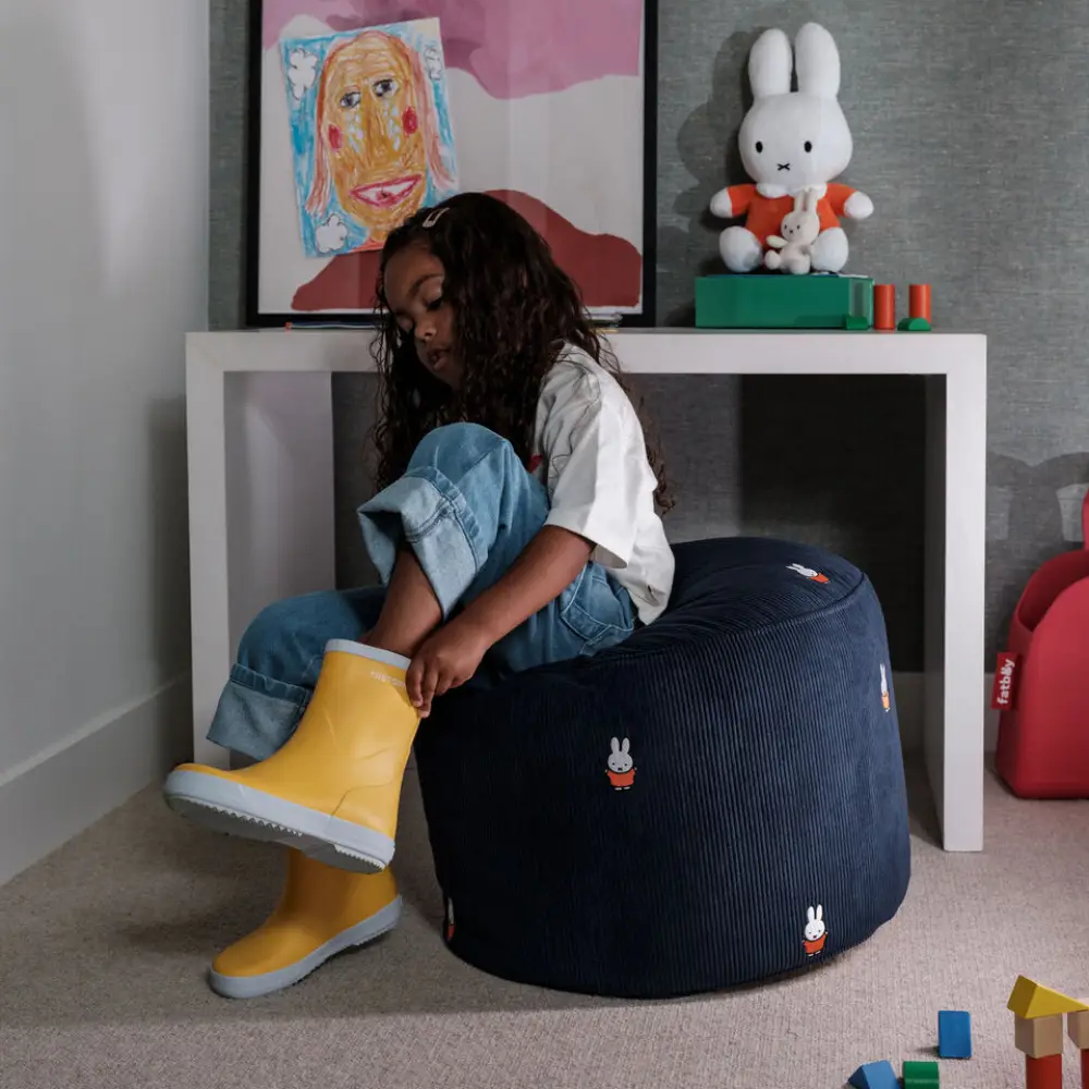 point cord sittpuff x Miffy deep blue