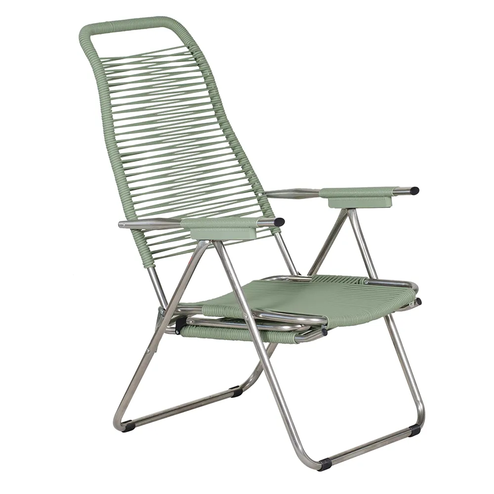 fiam, spaghetti solstol sage green aluminium