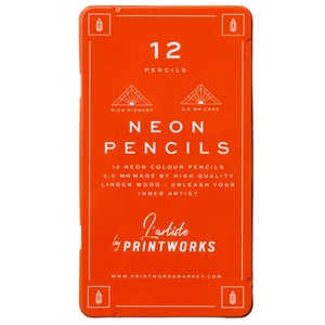 12 färgpennor- Neon