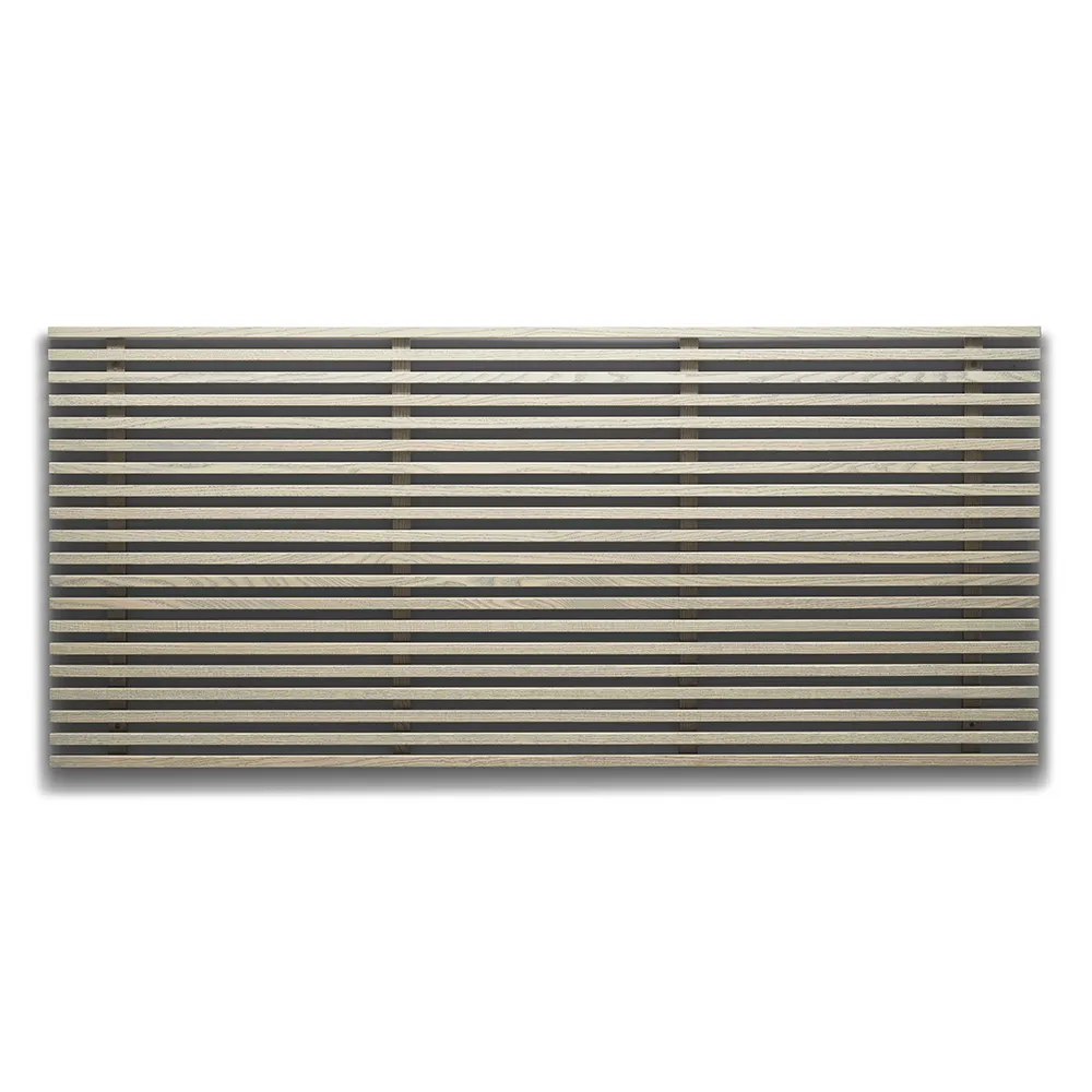 oscarssons möbel, zece sänggavel 164 cm gråoljad ask