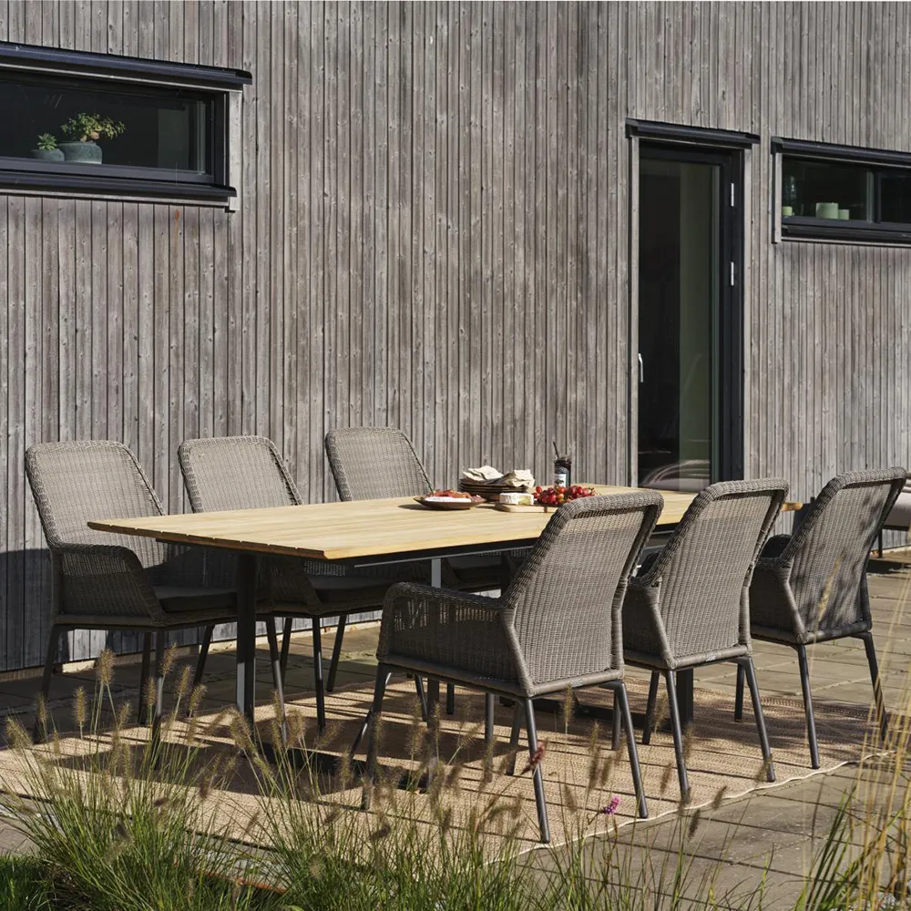 Shad Matbord 90x240 cm Teak/Antracit