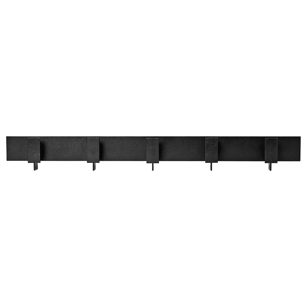 Produktfoto för Ferm Living - Lager Coat Rack - Klädkrokar - Black - W71 x D4 x H8 CM