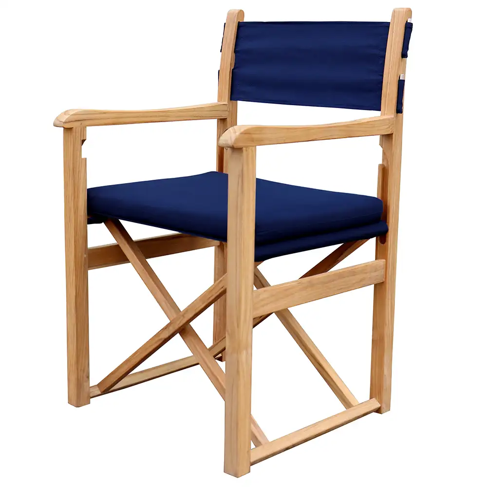 Haväng regissörstol blå