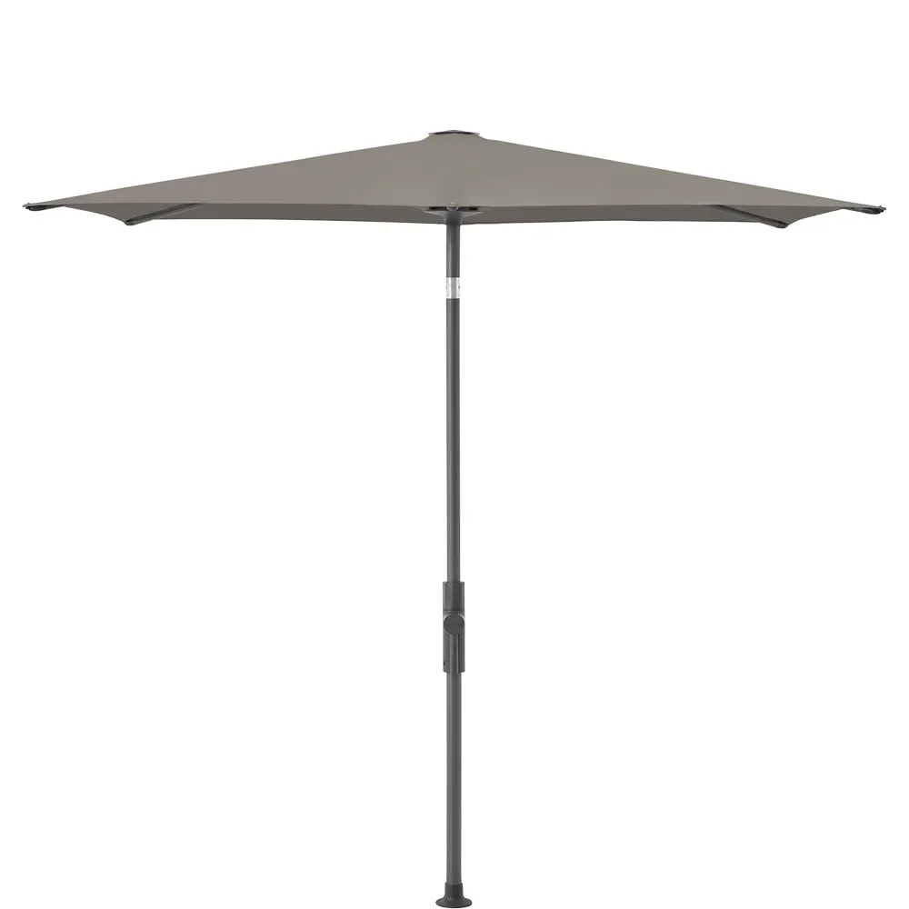 Glatz, Twist parasoll 210x150 cm anthracite Kat.4 461 Taupe