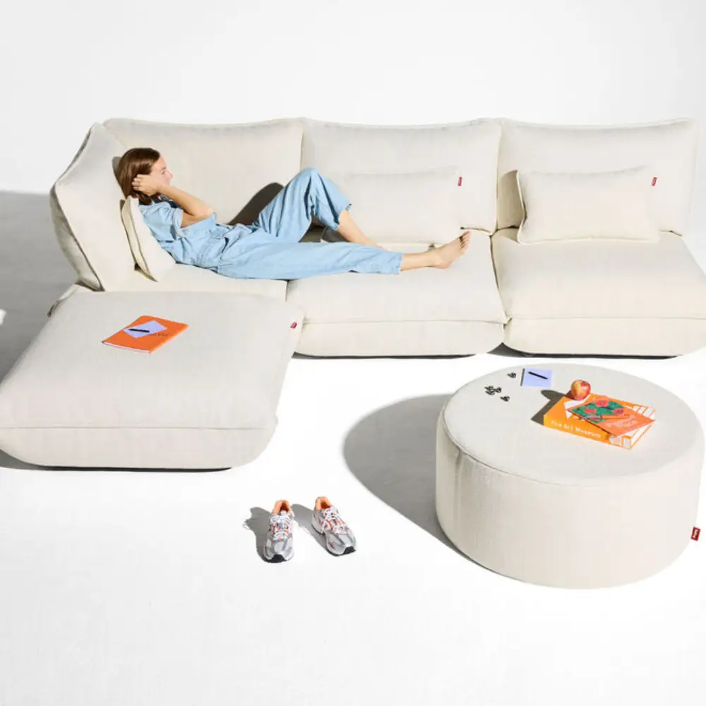 sumo armstöd boucle recycled creme